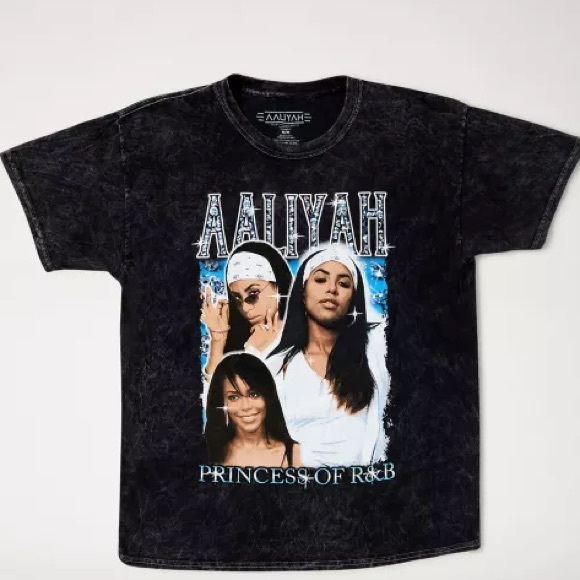 Aaliyah Collage T Shirt - Picture 1 of 1